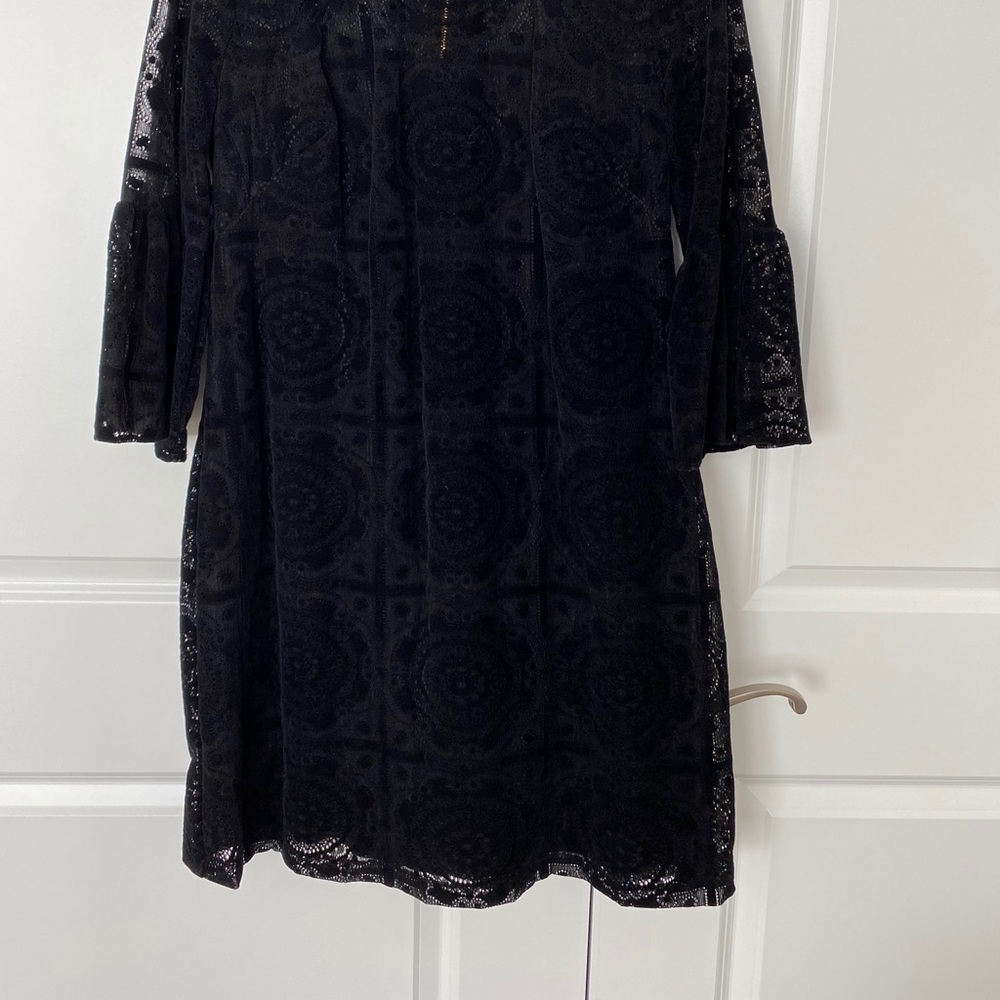 Calvin Klein Velvet Lace Dress